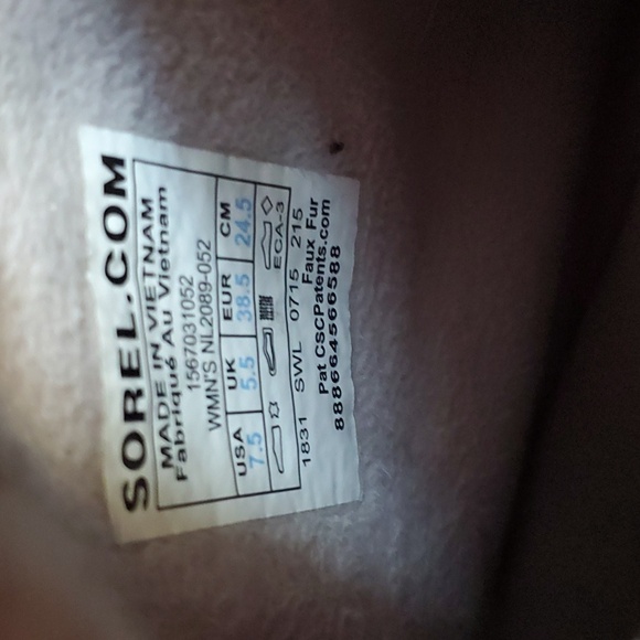 EUC SOREL Tivoli II Women's 7.5 Waterproof Winter Boots - Picture 9 of 13